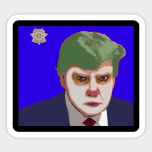 trump mugshot Sticker